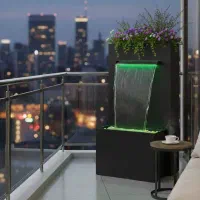 آبنما دکوراتیو پرده آب بدون نیاز به نصب