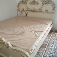 تخت دونفره چوبی جنس خوب|تخت و سرویس خواب|اردبیل, |دیوار