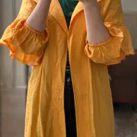 مانتو بلند جلوباز