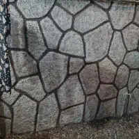 سیمان کاری طرح سنگ،محوطه سازی،واش بتن و..|خدمات پیشه و مهارت|سیاهکل, |دیوار
