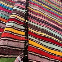 قالیچه دست بافت یا گلیم پارچه ای یا پالاس|گلیم، جاجیم، گبه|مشهد, نوده|دیوار