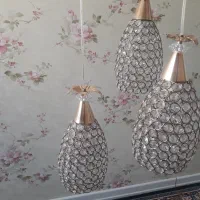 ۲عدد لوستر شیک،سه تایی|لوستر و چراغ آویز|اردبیل, |دیوار