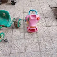 ماشین کالسکه و سه چرخه و موتور و تاب|اسباببازی بچه|چناران, |دیوار