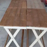 میز تاشو چوبی