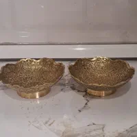 پیاله برنجی،ماگ هیتردار،جاشمعی،جای نمک و فلفل