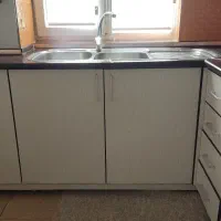 کابینت ترک، بدنه فلز سالم|آب‌چکان و نظم‌دهنده ظروف|سنندج, |دیوار