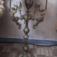 آینه کنسول و بوفه و پایه برنزی|بوفه، ویترین، کنسول|نظرآباد, شهرک سید جمال الدین|دیوار