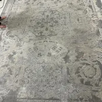 فرش ماشینی طوسی ۹متری