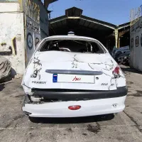 206 SD V8 مدل 97 تصادفی|خودرو سواری و وانت|شیراز, شهرک مهدیه|دیوار