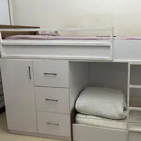 تخت دو طبقه|تخت و سرویس خواب|شیراز, معالی‌آباد|دیوار