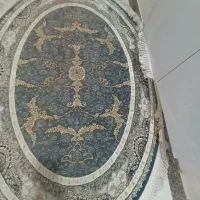 فرشی جذاب وبه روز رنگ طوسی در حد نو|فرش|همدان, |دیوار