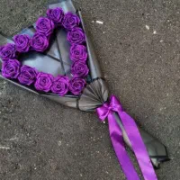 دسته گل ربانی قلبی