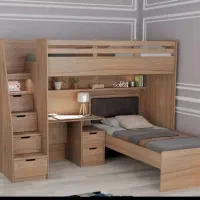 تخت نوجوان/دو طبقه/ دیاموند کد 12|تخت و سرویس خواب|قشم, |دیوار