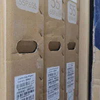 تلویزیون led اینچ ۵۵ تی سی ال tclهوشمند و 4k آکبند