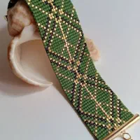 دستبند منجوق بافی