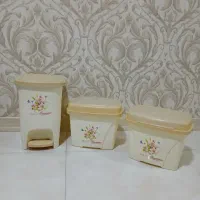 سطل آشغال  و جا برنج و شکر