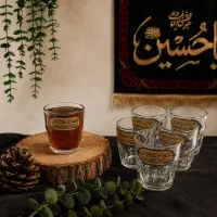 استکان عینکی ( شصتی) مخصوص هیئت ها و مساجد و روضه