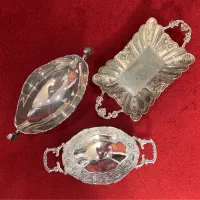ست شکلات خوری آنتیک فلزی یا استیل