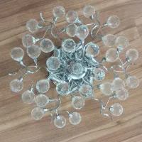 لوستر  سقفی کریستالی یک جفت