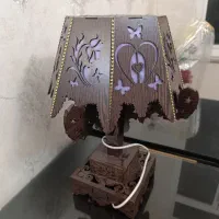 چراغ خواب آباژور چوبی