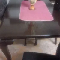 مبلمان سلطنتی ۷ نفره و میز ناهار خوری ۴ نفره|مبلمان خانگی و میز عسلی|فسا, |دیوار