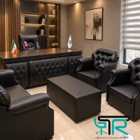 میزکارمنشی نورپردازی۶۹۸۷/مبل لابی صندلی بهم چسبیده