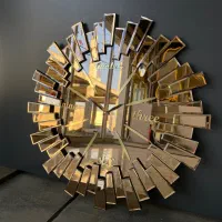 ساعت دکوراتیو تمام آینه ای