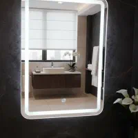 آینه بک لایت.( سنسور مجاورتی ولمسی)|آینه|لنگرود, |دیوار