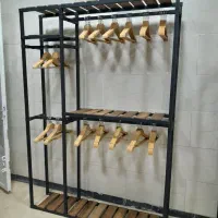 رگال جا کفشی بزرگ با ظرفیت بالا(چوب و فلز دلا)