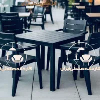 میز و صندلی پلاستیکی هیت اعتماد غذاخوری کافه