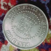 سکه صد سنت لیبرتی|کلکسیون سکه، تمبر، اسکناس|تهران, منیریه|دیوار