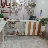 دکور و قفسه لاکچری لوازم آرایشی MDF|فروشگاه و مغازه|بوانات, |دیوار