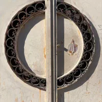 درب حیاط دست دوم|مصالح و تجهیزات ساختمان|سیرجان, |دیوار