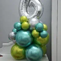 بادکنک تولد ۶ سالگی