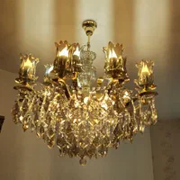 لوستر برنجی ۱۰شاخه