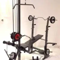 دستگاه‌بدنسازی فدراسیونی قوطی 60 وزنه دمبل هالتر