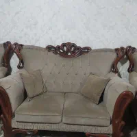 مبل کلاسیک 7نفره|مبلمان خانگی و میز عسلی|رباط‌کریم, رباط‌کریم|دیوار