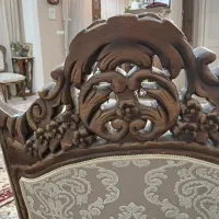 مبل ترک عالی با چوب بسیار محکم کنده کاری پشت و رو|مبلمان خانگی و میز عسلی|مشهد, استاد یوسفی (شهرک غرب)|دیوار