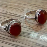 انگشتر نقره دست ساز نگین یمن اصل