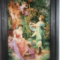 تابلو فرش دستباف الهه محبت