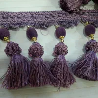 نوار یراق پرده نوار مبل و کوسن ابریشم|پرده، رانر، رومیزی|قرچک, امین آباد|دیوار