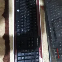 ۲عدد کیبورد کامپیوتر در حد نو بی سیم لاکچری|قطعات و لوازم جانبی رایانه|رشت, هلال احمر|دیوار