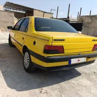 پژو 405 زرد مدل 90