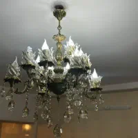 لوستر برنجی|لوستر و چراغ آویز|قزوین, |دیوار