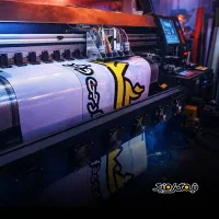 چاپ بنر فلکس استیکر سوئیت رول آپ شیشه مات کن شبرنگ