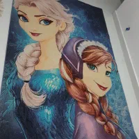 فرش ماشینی کودک دخترانه