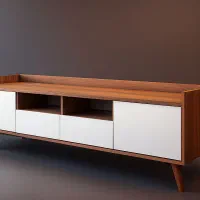 کنسول رگال پروفیل میز سپیدار|جاکفشی، کمد، دراور|فولادشهر, A2|دیوار