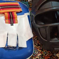 میت ورزشی و کلاه مبارزه و کیف مخصوص باشگاه