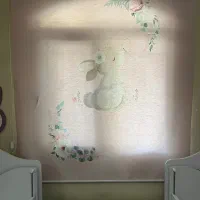 پرده کودک لوستر دیوارکوب