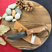 چاقوبوشگرفت رنگ کوره فولادآهبر شارک زنجان+غلاف چرم
